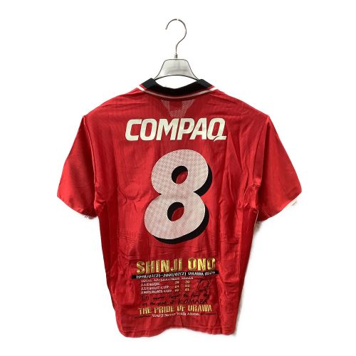 浦和レッズ (ウラワレッズ) 2001-2002シーズン ホーム サッカーユニフォーム SIZE L-O 【8】小野 伸二 小野伸二フェイエノールト移籍記念ユニフォーム PXA-RE01RT