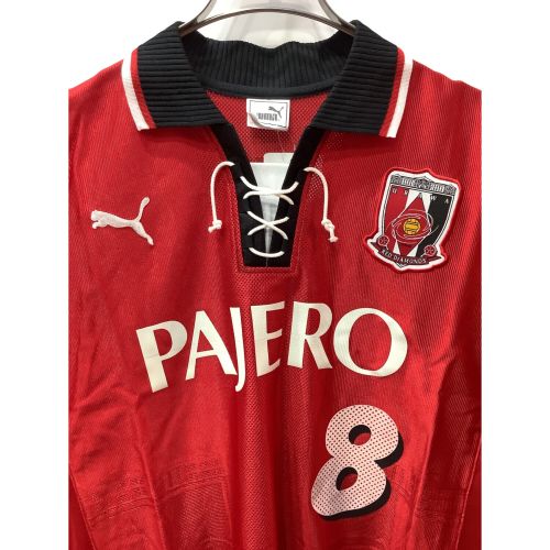 浦和レッズ (ウラワレッズ) 2001-2002シーズン ホーム サッカーユニフォーム SIZE L-O 【8】小野 伸二 小野伸二フェイエノールト移籍記念ユニフォーム PXA-RE01RT