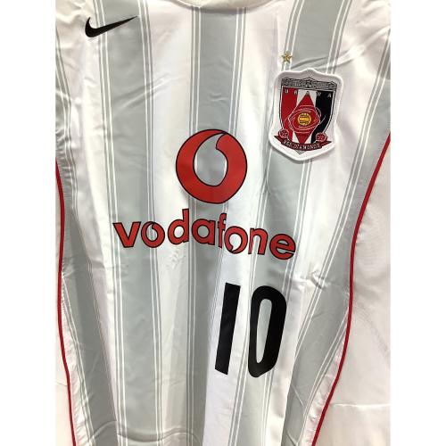 浦和レッズ (ウラワレッズ) サッカーユニフォーム メンズ SIZE XL ホワイト 【10】エメルソン/ポンテ 2005シーズン アウェイ 196556