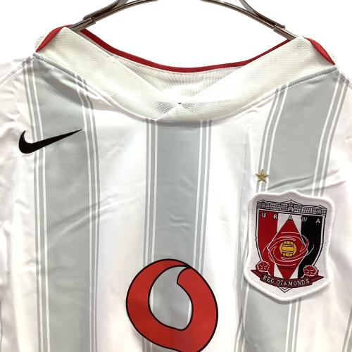 浦和レッズ (ウラワレッズ) サッカーユニフォーム メンズ SIZE XL ホワイト 【10】エメルソン/ポンテ 2005シーズン アウェイ 196556