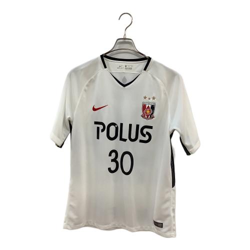 浦和レッズ (ウラワレッズ) サッカーユニフォーム メンズ SIZE XL ホワイト 【30】興梠 慎三 2018シーズン アウェイ 902456-100