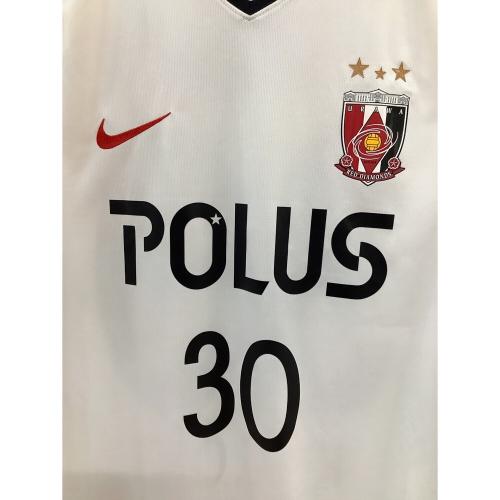 浦和レッズ (ウラワレッズ) サッカーユニフォーム メンズ SIZE XL ホワイト 【30】興梠 慎三 2018シーズン アウェイ 902456-100