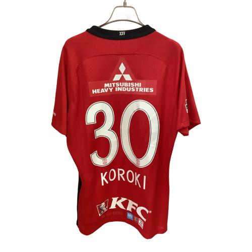浦和レッズ (ウラワレッズ) サッカーユニフォーム メンズ SIZE XL レッド 【30】興梠 慎三 2017シーズン ホーム オーセンティック 838886-611