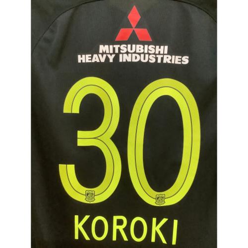 浦和レッズ (ウラワレッズ) 2019シーズン アウェイ サッカーユニフォーム AQ4449-010 【30】興梠 慎三 メンズ SIZE XL ブラック