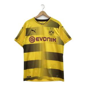 ボルシア・ドルトムント サッカーユニフォーム メンズ SIZE L イエロー 2017-2018シーズン ホーム 7581670