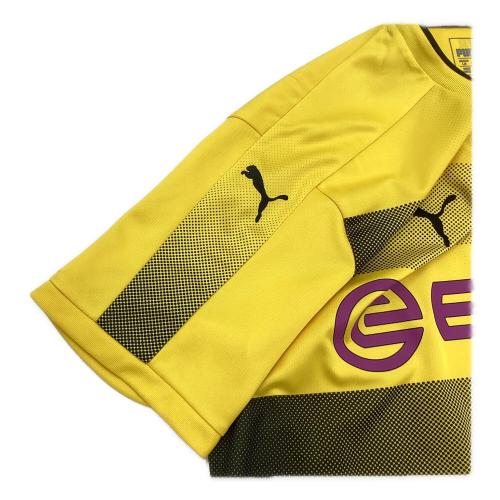 ボルシア・ドルトムント サッカーユニフォーム メンズ SIZE L イエロー 2017-2018シーズン ホーム 7581670