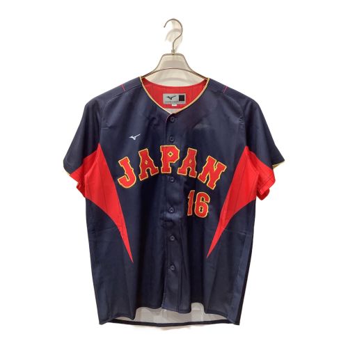 日本代表 (ニホンダイヒョウ) 応援グッズ SIZE L ネイビー 【16】大谷 翔平 ユニフォーム 2023 WORLD BASEBALL CLASSIC 侍ジャパン ビジター レプリカ