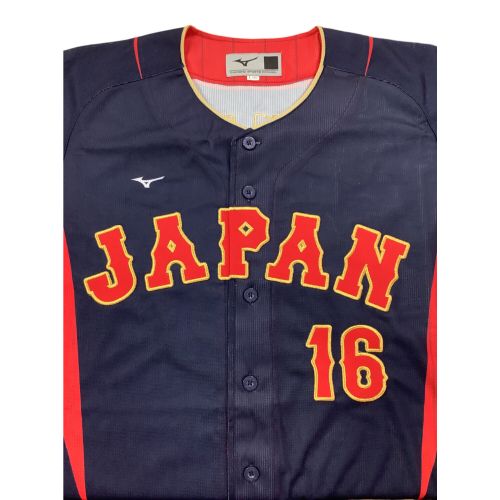 日本代表 (ニホンダイヒョウ) 応援グッズ SIZE L ネイビー 【16】大谷 翔平 ユニフォーム 2023 WORLD BASEBALL CLASSIC 侍ジャパン ビジター レプリカ