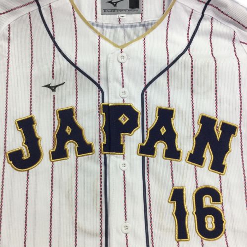 日本代表 (ニホンダイヒョウ) 応援グッズ SIZE L ホワイト 【16】 大谷 翔平 ユニフォーム 2023 WORLD BASEBALL CLASSIC 侍ジャパン ホーム レプリカ