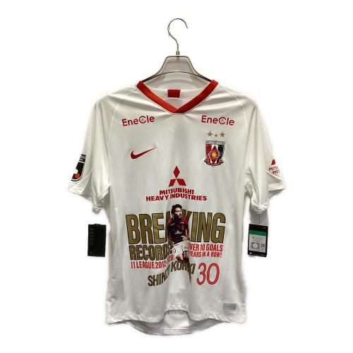 浦和レッズ (ウラワレッズ) 興梠慎三9年連続2桁ゴール記念 アウェイ サッカーユニフォーム 【30】興梠 慎三 メンズ SIZE XL ホワイト