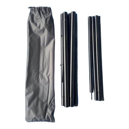 tentmark DESIGNS (テンマクデザイン) モノポールテント TM-21162 土ヨゴレ有・フラップコネクト面ファスナー加工有 サーカスSTDXブラック フロントフラップスペシャルパッケージ