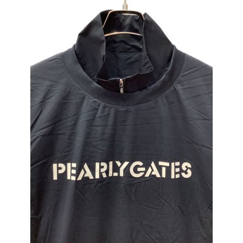 PEARLY GATES (パーリーゲイツ) ゴルフウェア(トップス) メンズ SIZE LL ネイビー Ny薄手ストレッチ ツインスニード 053-4221151