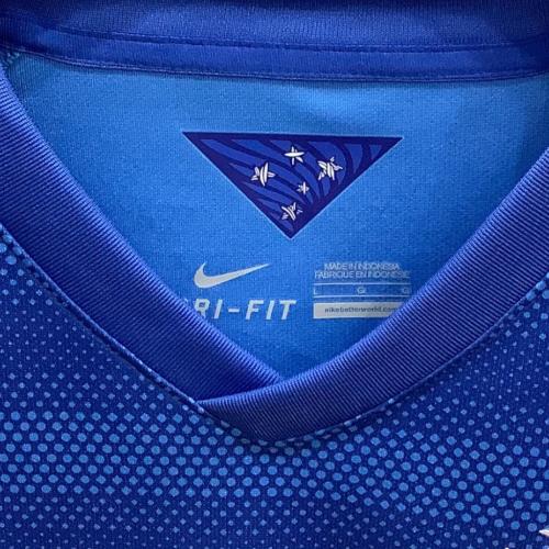 ブラジル代表 サッカーユニフォーム メンズ SIZE L ブルー 2014-2015シーズン アウェイ 575282-493