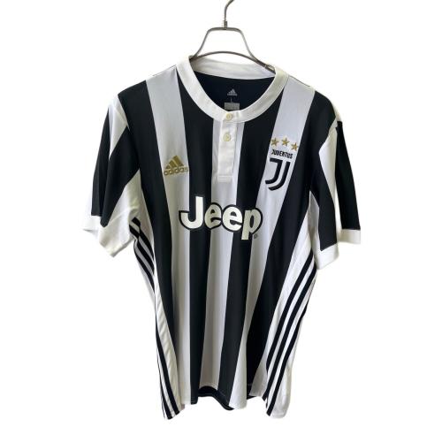ユベントス サッカーユニフォーム メンズ SIZE L ブラック×ホワイト 2017-2018シーズン ホーム BQ4533