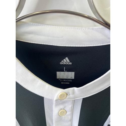 ユベントス サッカーユニフォーム メンズ SIZE L ブラック×ホワイト 2017-2018シーズン ホーム BQ4533