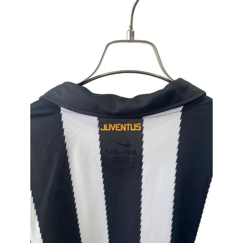 ユベントス サッカーユニフォーム メンズ SIZE L ブラック×ホワイト 長袖 2010-2011シーズン ホーム 394151-010