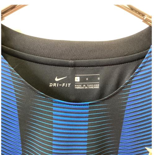 インテル (インテル・ミラノ) サッカーユニフォーム メンズ SIZE L ブラック×ブルー 2016-2017シーズン ホーム 776891-011