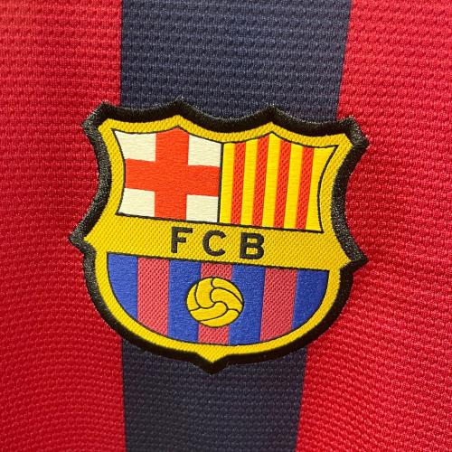 バルセロナ サッカーユニフォーム メンズ SIZE L ネイビー×レッド 2013-2014シーズン ホーム 532822-413