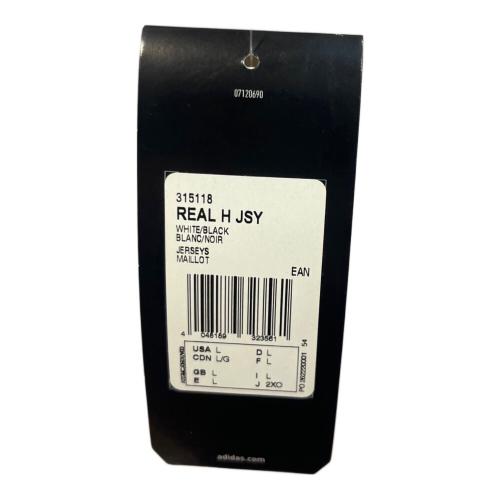 レアル・マドリード サッカーユニフォーム メンズ SIZE 2XO ホワイト 2008-2009シーズン ホーム 315118