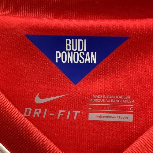 クロアチア代表 (-) 2014シーズン ホーム サッカーユニフォーム 578192-657 メンズ SIZE L レッド×ホワイト