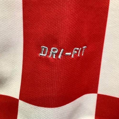 クロアチア代表 (-) 2014シーズン ホーム サッカーユニフォーム 578192-657 メンズ SIZE L レッド×ホワイト