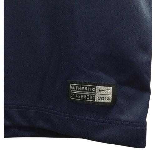 パリ・サンジェルマン サッカーユニフォーム メンズ SIZE L ネイビー 2014-2015シーズン ホーム 618757-411