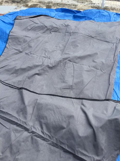 Telo (テロ) ヘキサタープ モクグレー ※使用には別売のポールが必要です。 クレセント 450×450cm 3～4人用 TC素材