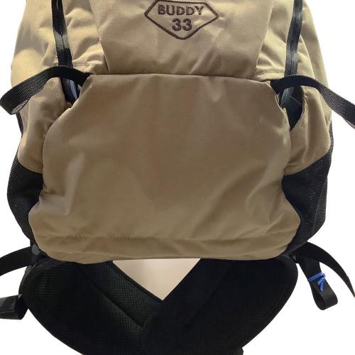 PAAGO WORKS (パーゴワークス) バックパック ダークベージ BUDDY33 背面長 約41～45cm 31-40L(山小屋泊)