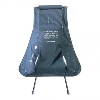 and wander (アンドワンダー) アウトドアチェア ブラック Helinox フォールディングチェア2