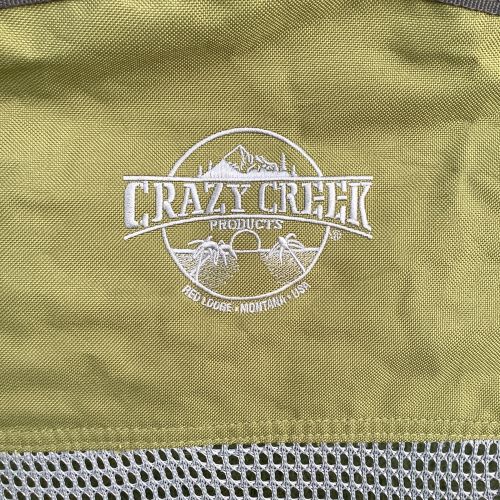 CRAZY CREEK (クレイジークリーク) アウトドアチェア 黄緑 廃盤 希少 レッグクアドビーチチェア