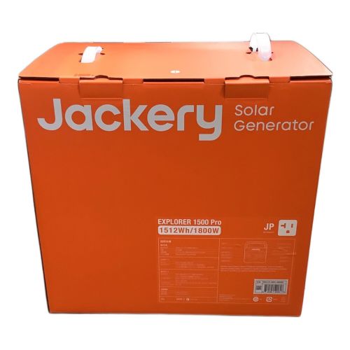 Jackery (ジャックリ) ポータブル電源 動作確認済み JE-1500B 1500Pro 1512Wh 1800W リチウムイオン 50Hz／60Hz