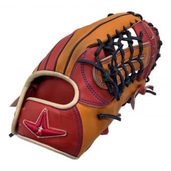 All Star (オールスター) 硬式グローブ 約28cm オレンジ×レッド 内野用 ASJ-651