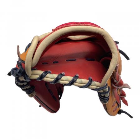 All Star (オールスター) 硬式グローブ 約28cm オレンジ×レッド 内野用