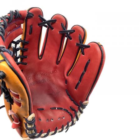 オールスター硬式グローブ All Star (オールスター) 硬式グローブ 約28cm オレンジ×レッド 内野用