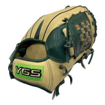 YGS (山本グラブスタジオ) 硬式グローブ 約28cm ベージュ×グリーン 内野用