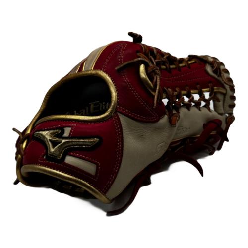 MIZUNO (ミズノ) 軟式グローブ 約31cm ホワイトxレッド GLOBALELITE 内野用 1AJGR29305