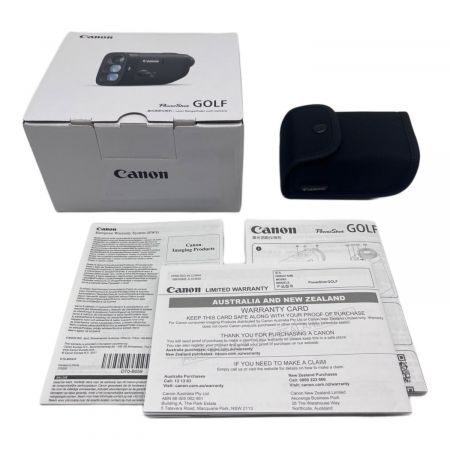Canon ゴルフ用距離計 ブラック/ジャンク　箱あり CANON (キャノン) ゴルフ距離測定器 ブラック ケース・箱付 powershot