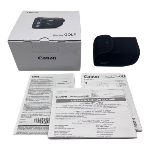 CANON (キャノン) ゴルフ距離測定器 ブラック ケース・箱付 powershot golf