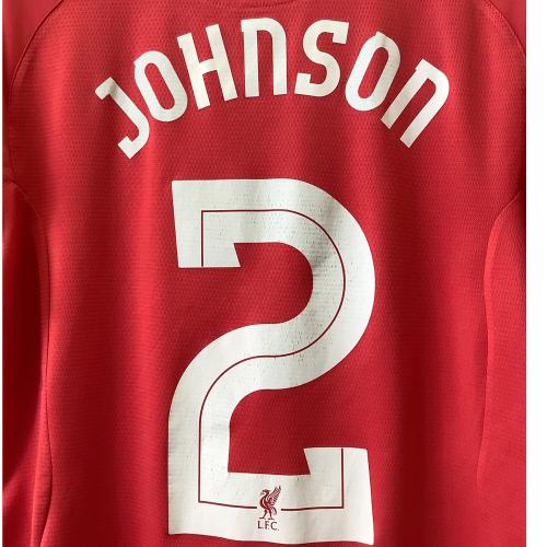 リヴァプール サッカーユニフォーム メンズ SIZE M レッド 【2】グレン・ジョンソン 2013‐2014シーズン ホーム