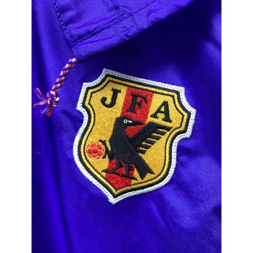 日本代表 (ニホンダイヒョウ) ピステ サッカーウェア(トップス) 日本国旗刺繍 ヒットユニオン フード付き メンズ SIZE XO ブルー