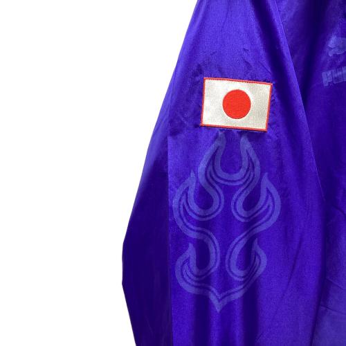 日本代表 (ニホンダイヒョウ) ピステ サッカーウェア(トップス) 日本国旗刺繍 ヒットユニオン フード付き メンズ SIZE XO ブルー