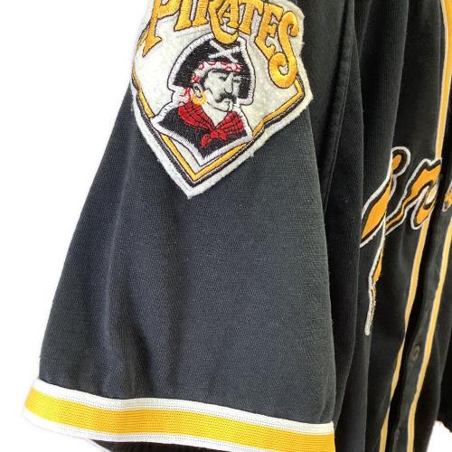 ピッツバーグ・パイレーツ 応援グッズ SIZE L ブラック×イエロー 90’s ユニフォーム風半袖シャツ