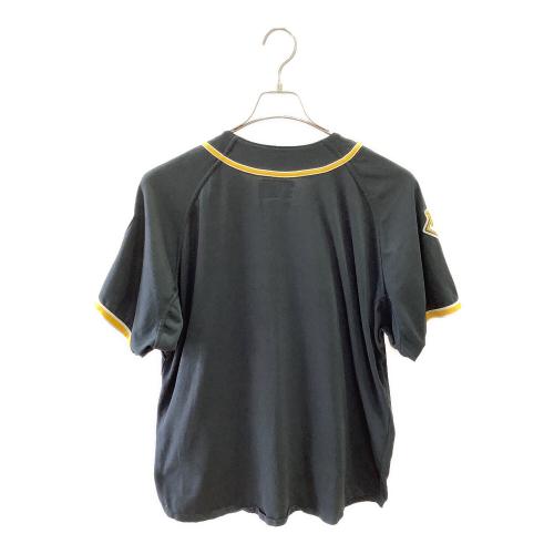 ピッツバーグ・パイレーツ 応援グッズ SIZE L ブラック×イエロー 90’s ユニフォーム風半袖シャツ
