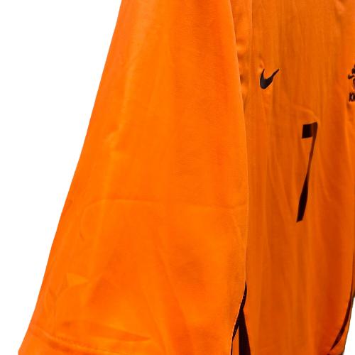 オランダ代表 (オランダダイヒョウ) サッカーユニフォーム メンズ SIZE L オレンジ 【7】クラレンス・セードルフ 2002シーズン ホーム