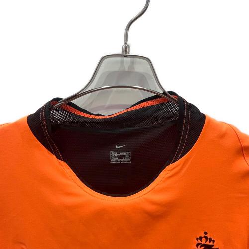 オランダ代表 (オランダダイヒョウ) サッカーユニフォーム メンズ SIZE L オレンジ 【7】クラレンス・セードルフ 2002シーズン ホーム