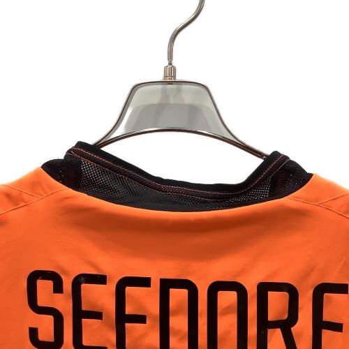 オランダ代表 (オランダダイヒョウ) サッカーユニフォーム メンズ SIZE L オレンジ 【7】クラレンス・セードルフ 2002シーズン ホーム