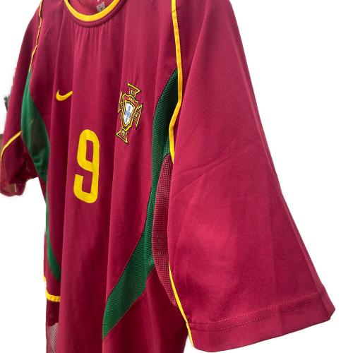 ポルトガル代表 サッカーユニフォーム メンズ SIZE L ブラウン 【9】ペドロ・パウレタ 2002シーズン ホーム