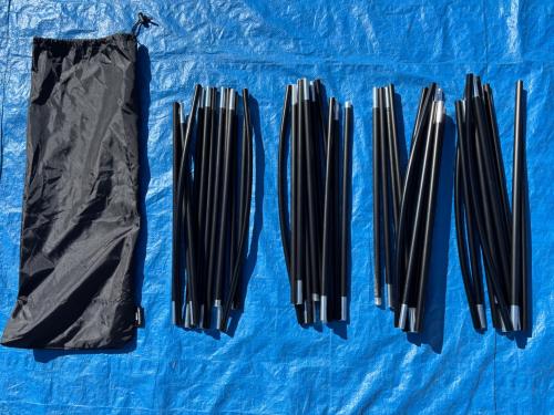 KZM OUTDOOR (カズミアウトドア) シェルター ブラック ビバドームシェルタープライム 約360×360×195cm 2-4人用