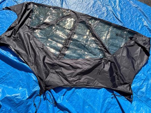 KZM OUTDOOR (カズミアウトドア) シェルター ブラック ビバドームシェルタープライム 約360×360×195cm 2-4人用