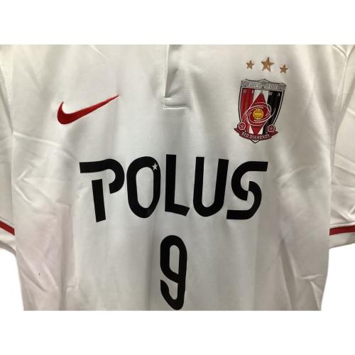 浦和レッズ 武藤雄樹 【9】2016 ユニフォーム アウェイ 半袖 レプリカ サッカーユニフォーム 743921-105 メンズ SIZE LL ホワイト